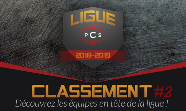 Classement PCS Ligue 1 semaine 2